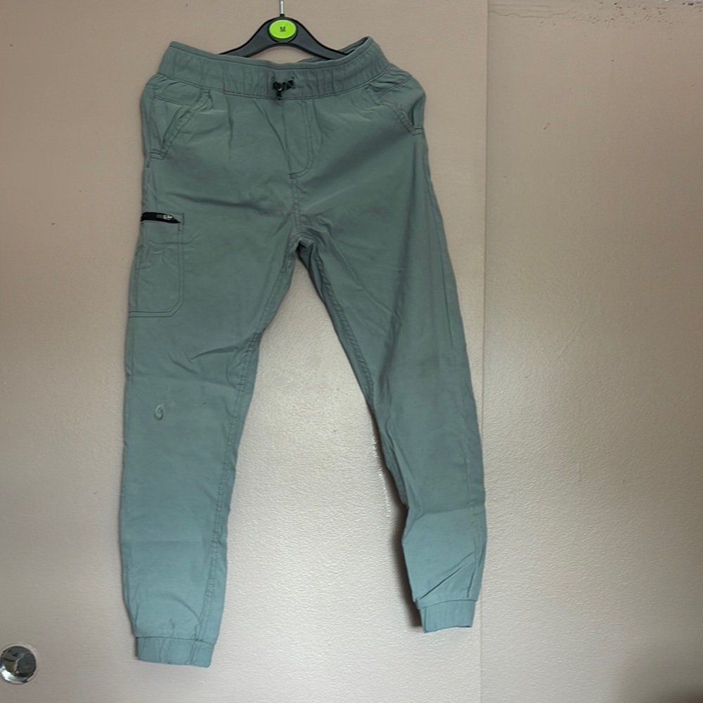Weatherproof Green Joggers Elastic Waistband Tapered Leg